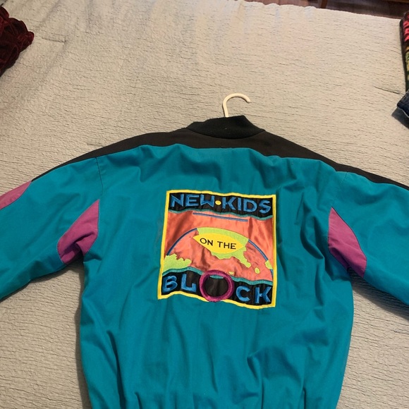 Vintage New Kids on the Block Size Med Kids Jacket - Picture 1 of 3